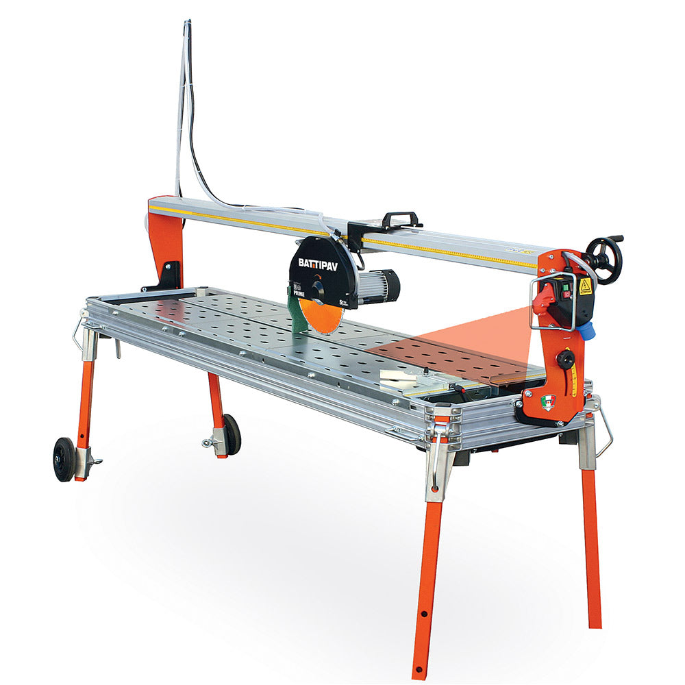 Battipav Prime 150S - Tagliapiastrelle elettrico ad acqua con banco - taglio 150 cm