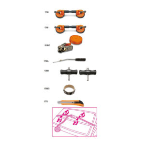 Beta 1766/8 - Assortimento di 8 utensili per cristalli auto