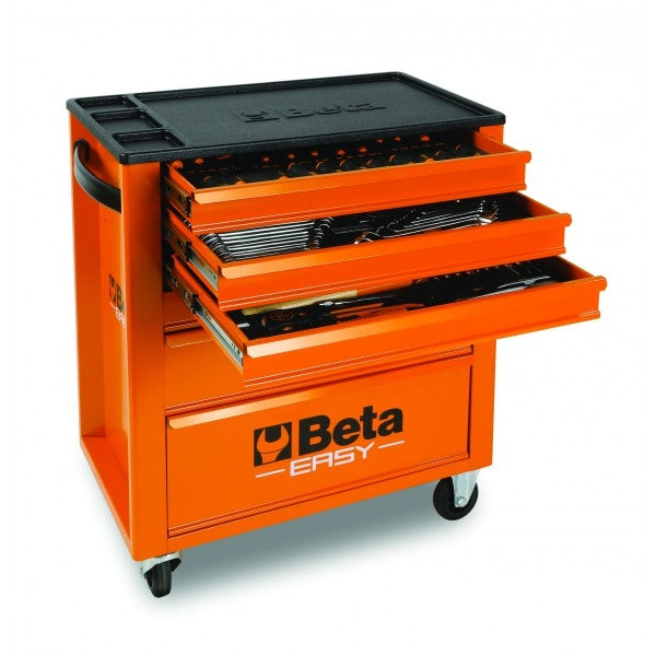 Carrello portautensili BETA EASY + Assortimento 196 utensili beta INDUSTRIA C24E/VO