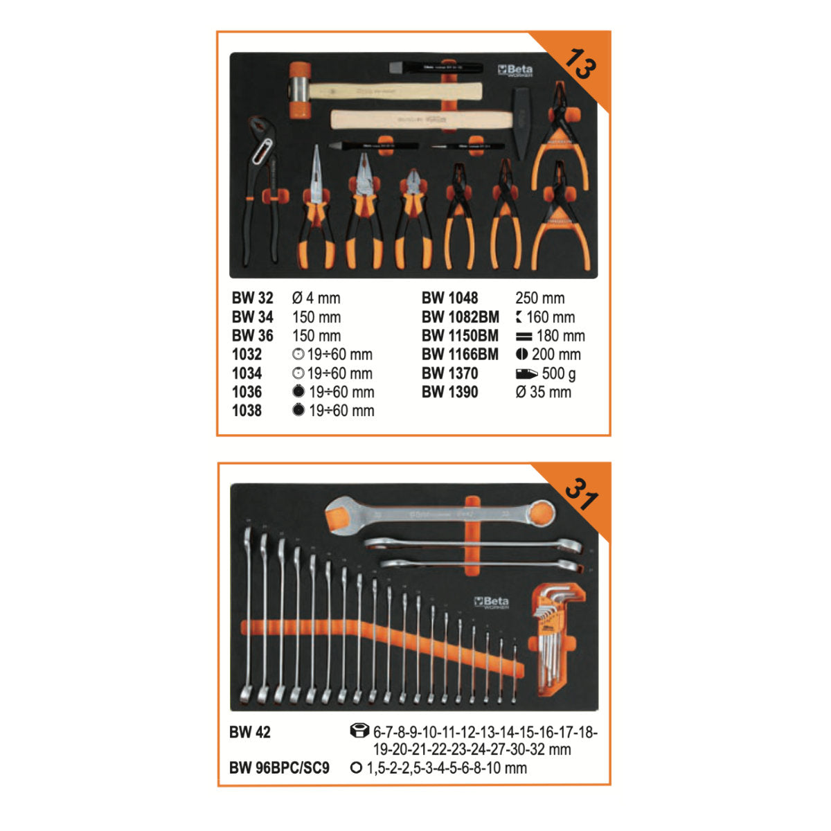 Beta RSC24/6N-249UT - Carrello 6 cassetti nero, completo di 249 utensili - Image 4