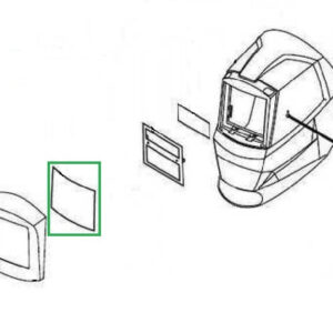 Beta 00070420101 VISIERA ESTERNA per maschera Beta 7043 e 7042 n.2 pezzi per confezione