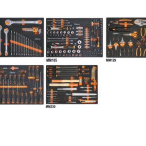 Beta 5945VUM Assortimento di 199 utensili per impiego universale in vassoio morbido in EVA , 566x532 mm