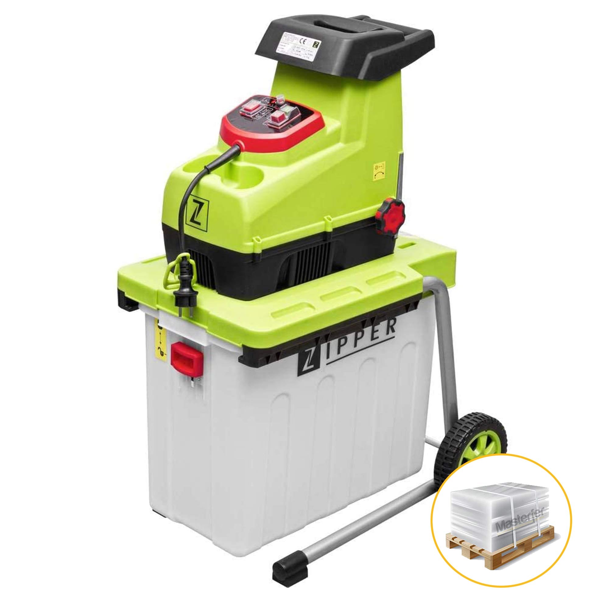 Zipper ZI-GHAS2800 - Biotrituratore elettrico per giardino 220V , ramo max 40 mm - Image 4