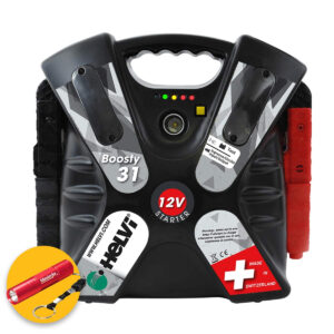 Helvi Boosty 31 - Avviatore booster portatile con batteria per motoscafi, furgoni, camion