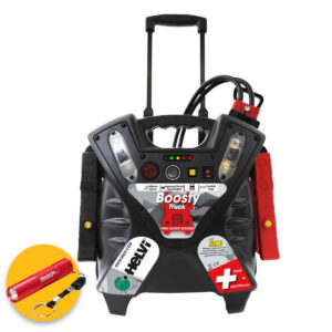 Helvi Boosty Truck 12/24 - Avviatore booster portatile con batteria per motoscafi, furgoni, camion