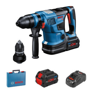 Martello perforatore Bosch GBH 18V-34 CF Professional, 2 batterie 8.0Ah 18V