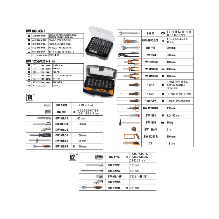 Beta BW 2056E - Valigia completa con 163 attrezzi per manutenzione generale - Image 2