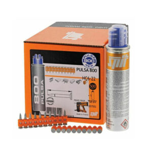 Spit 057553 - Chiodi HC6 27 mm per materiali duri - 500 pezzi + Bombola del gas