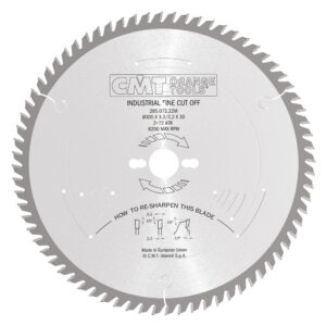 CMT 285.072.22M - Lama a disco CMT ? 305mm per taglio LEGNO precisione
