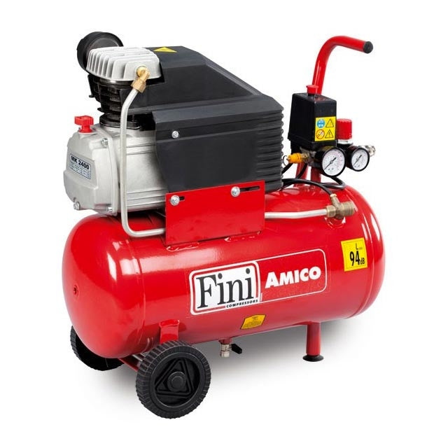 Compressore Fini Amico 25/2400 24 litri , 2 hp , 220v , 8 bar