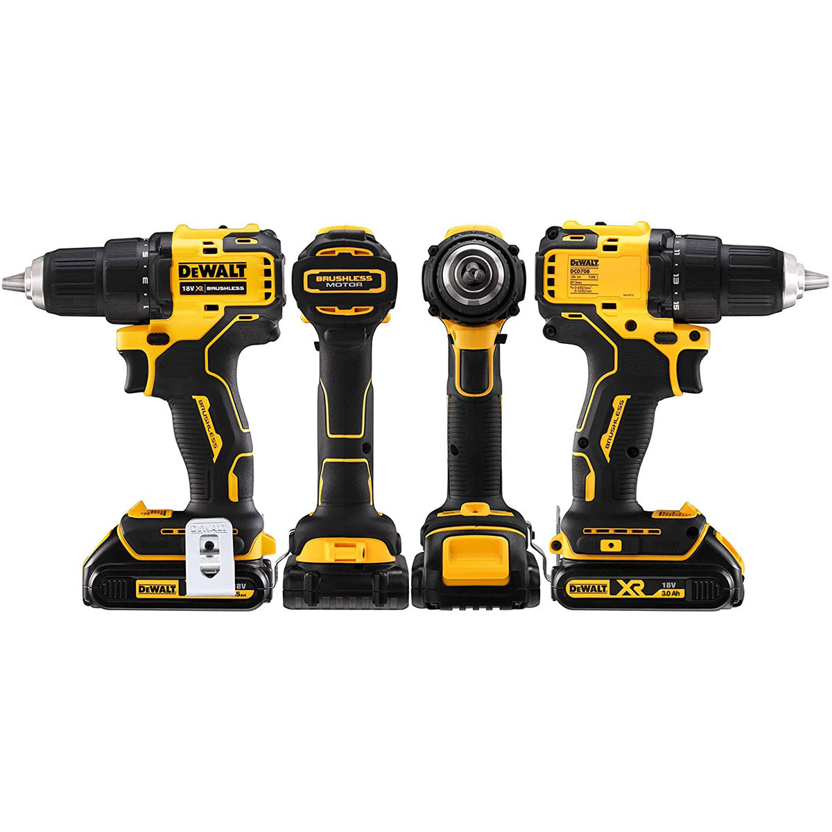 Dewalt DCD708L2T - Trapano avvitatore 18V, 2 x 3Ah in valigetta - Image 3