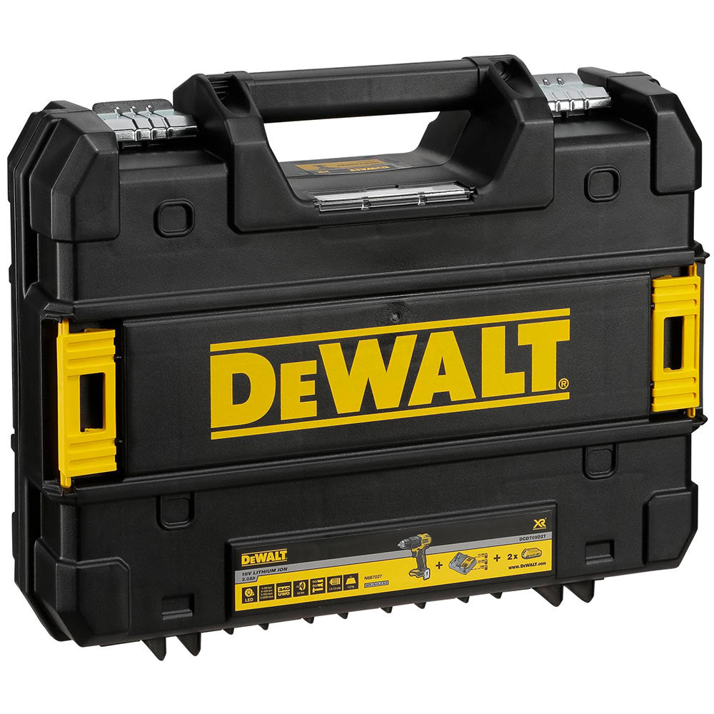 Dewalt DCD709D2T Compact - Trapano avvitatore 18V con percussione e 2 batterie da 2Ah - Image 2