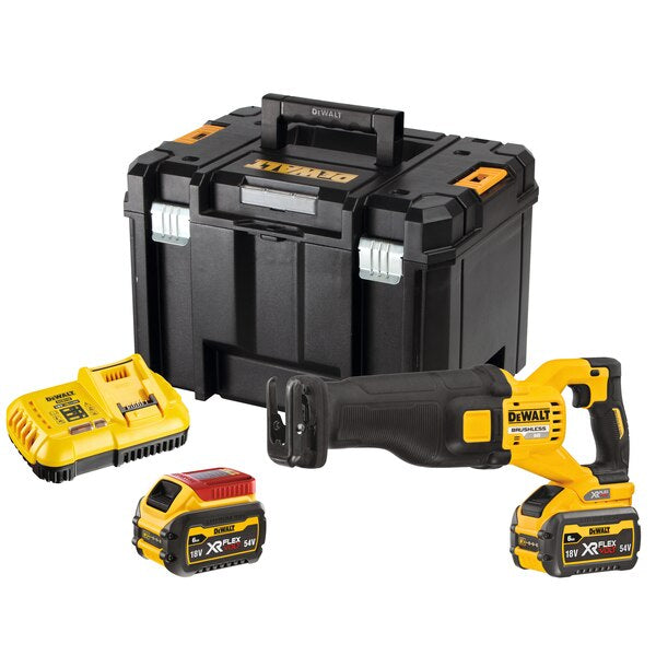 Dewalt DCS389T2-QW - Sega universale a gatuccio a batteria 54V XR FLEXVOLT - 2 x 6 Ah - Image 5