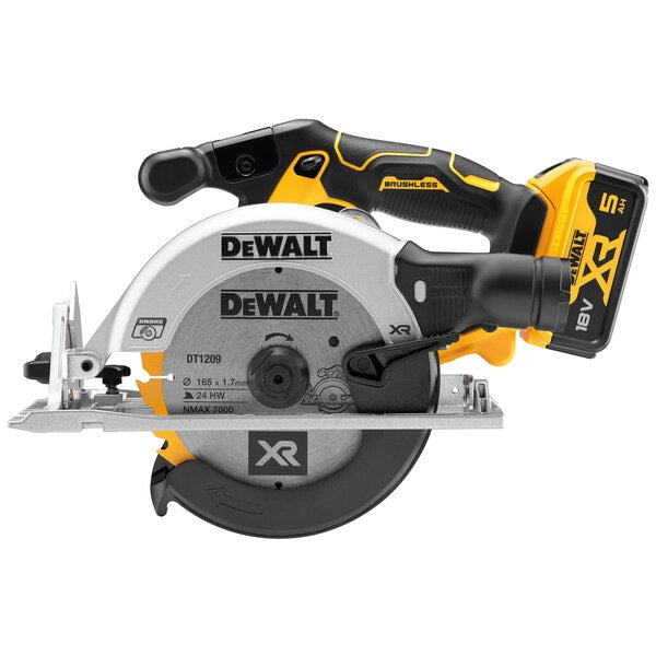 Dewalt DCS565P2-QW - Sega circolare 18V XR 165mm - 2x5Ah - Image 3