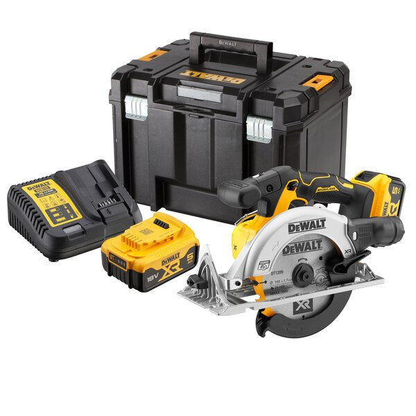 Dewalt DCS565P2-QW - Sega circolare 18V XR 165mm - 2x5Ah - Image 5