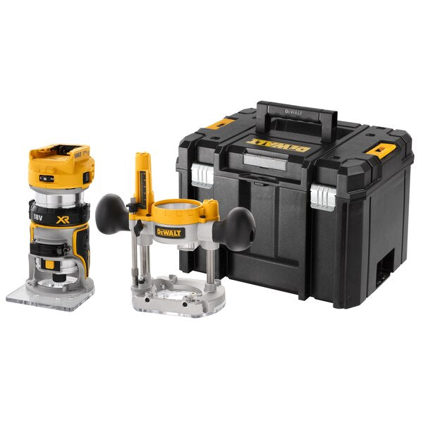 Dewalt DCW604NT-XJ - Elettrofresatrice ad affondamento e a base fissa 18V, solo corpo - Image 2