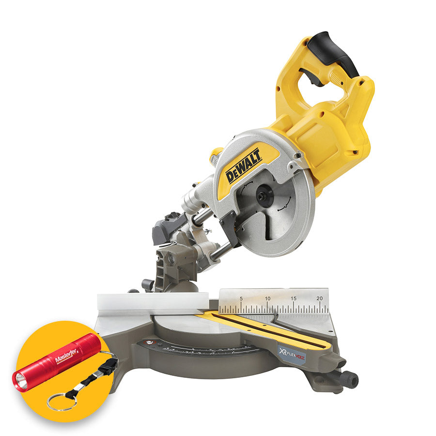 Dewalt DCS777N-XJ - Troncatrice radiale per legno 216mm XR FLEXVOLT 54V, solo corpo
