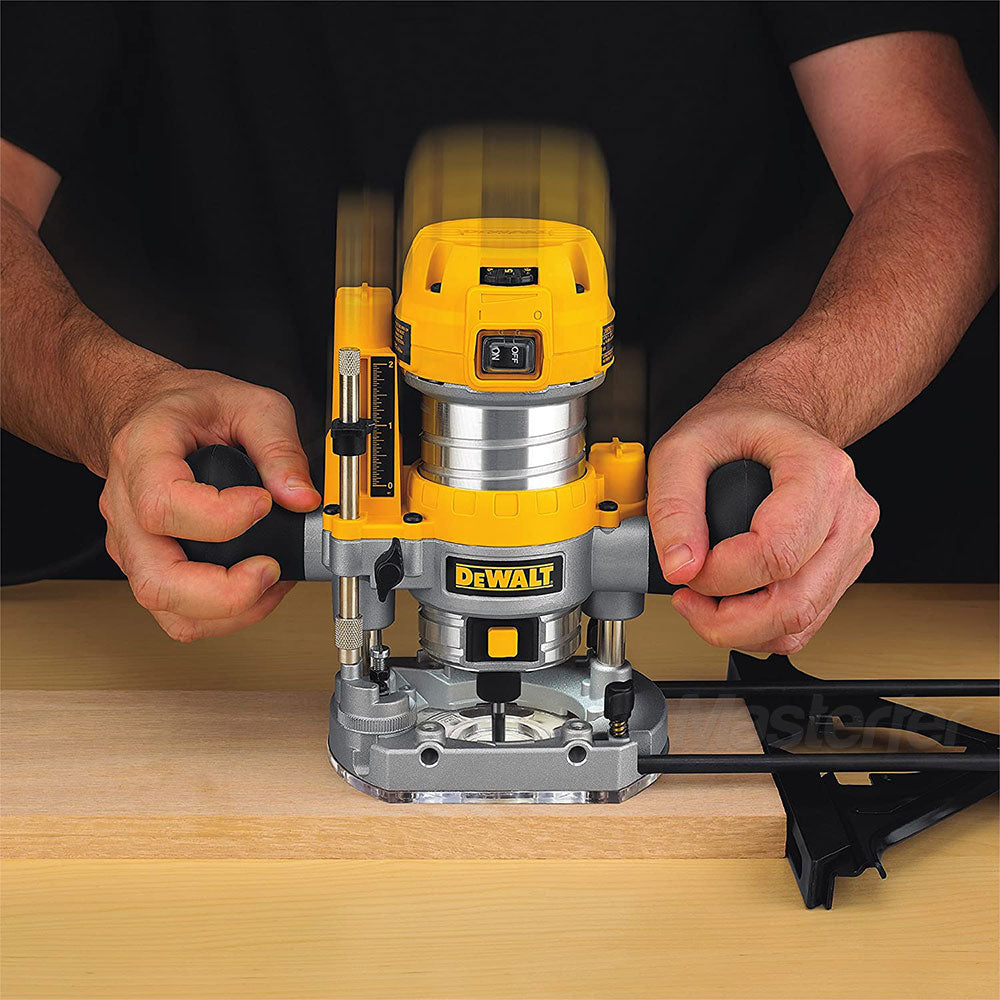 Dewalt D26204K - Elettrofresatrice fresatrice per legno con base fissa e ad affondamento - Image 5