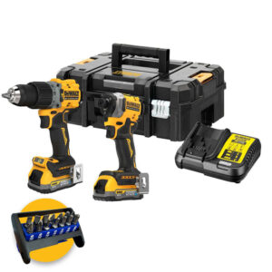 Dewalt DCK2050E2T-QW - Kit utensili a batteria 18V powerstack - Trapano DCD805 - Avvitatore DCF850