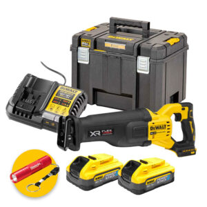 Dewalt DCS386H2T-QW - Sega a gattuccio a batteria 18V/54V Advantage - 2 X 5Ah POWERSTACK