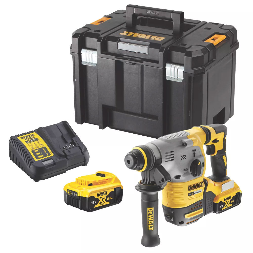 Dewalt DCH283P2 - Tassellatore SDS a batteria 18V - Potenza del colpo 2,8J - 2 batterie da 5Ah