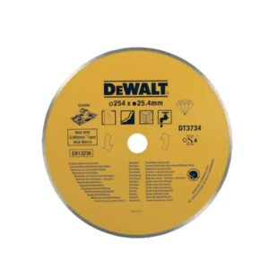 Dewalt DT3734-XJ Disco per Porcellana,  Pietra , piastrelle e ceramica, 254x25,4mm
