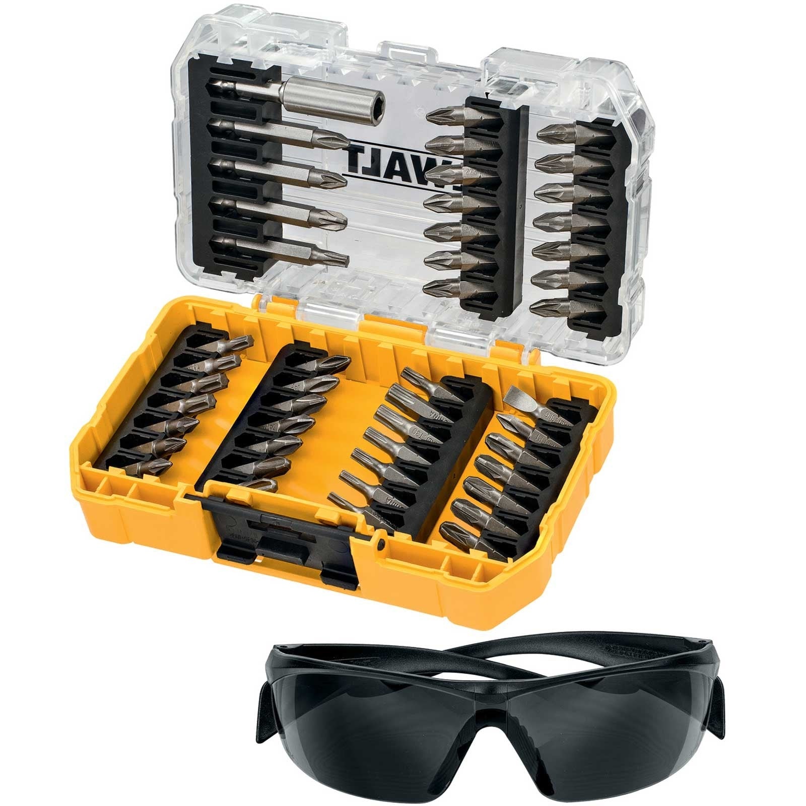 Set inserti per avvitatore Dewalt DT70703-QZ da 47 pezzi + Occhiali protettivi - Image 3