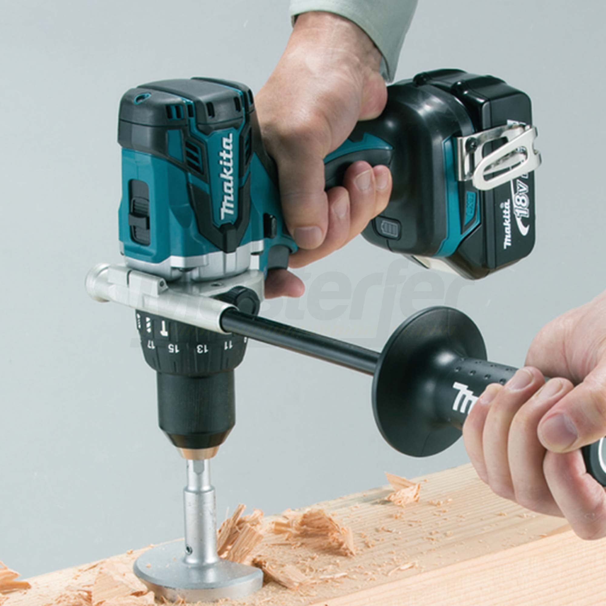 Makita DHP481RTJ - Trapano avvitatore a batteria con percussione, 2 x 5ah in valigetta - Image 2