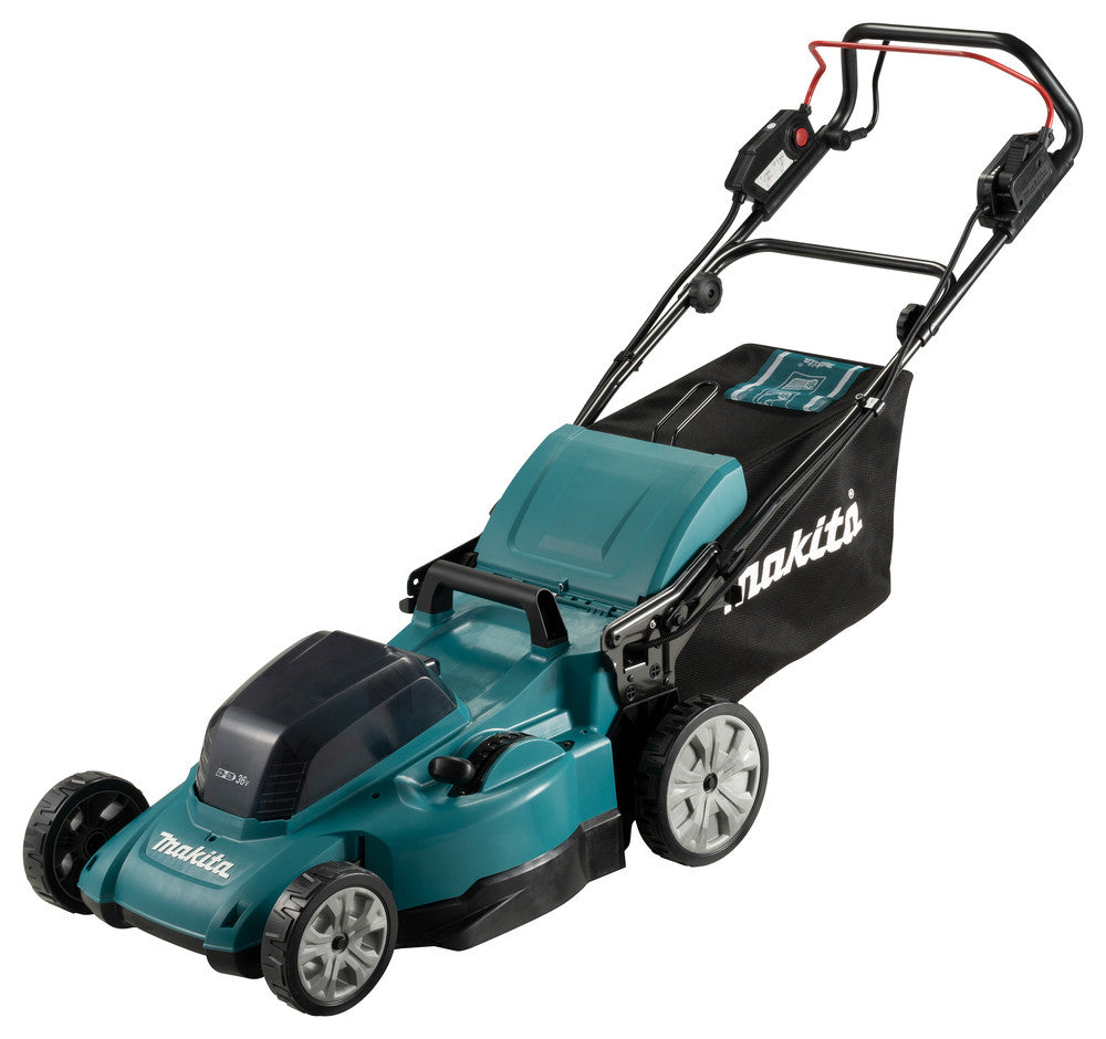 Makita DLM481PT2 - Rasaerba a batteria 36V (18 + 18) - taglio 48 cm - 4 funzioni - Image 2