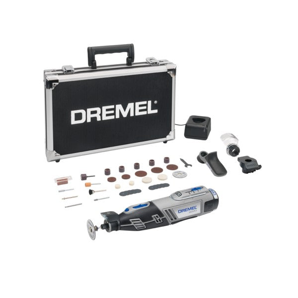 DREMEL 8220UM Black Belt Kit - Multiutensile a batteria 12V + 35 accessori