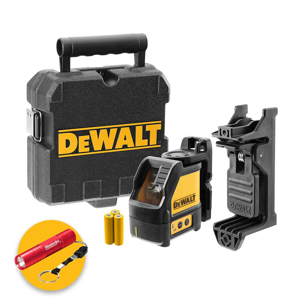 Dewalt DW088CG-XJ - Tracciatore/livella laser a 2 linee autolivellante - raggio verde