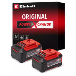 Einhell due batterie da 5,2Ah , 18v PXC-Twinpack