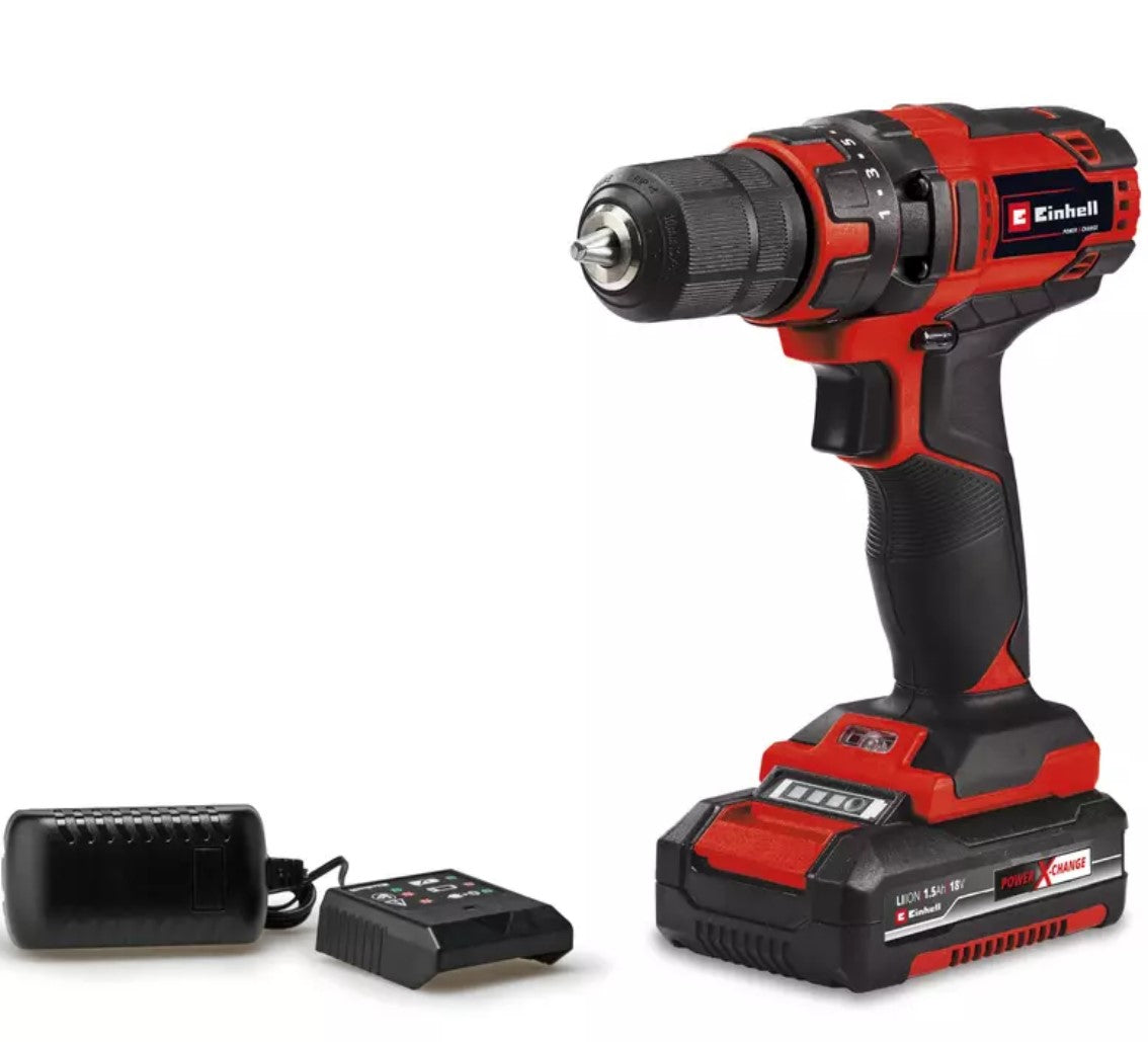 Einhell TC-CD 18/35-2 Li TRAPANO AVVITATORE A BATTERIA, INCLUSA N.1 BATTERIA 1,5 Ah 18V