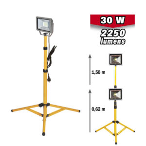 Proiettore su treppiede da cantiere 30W Ribimex PRSPOT32TTP - 220V