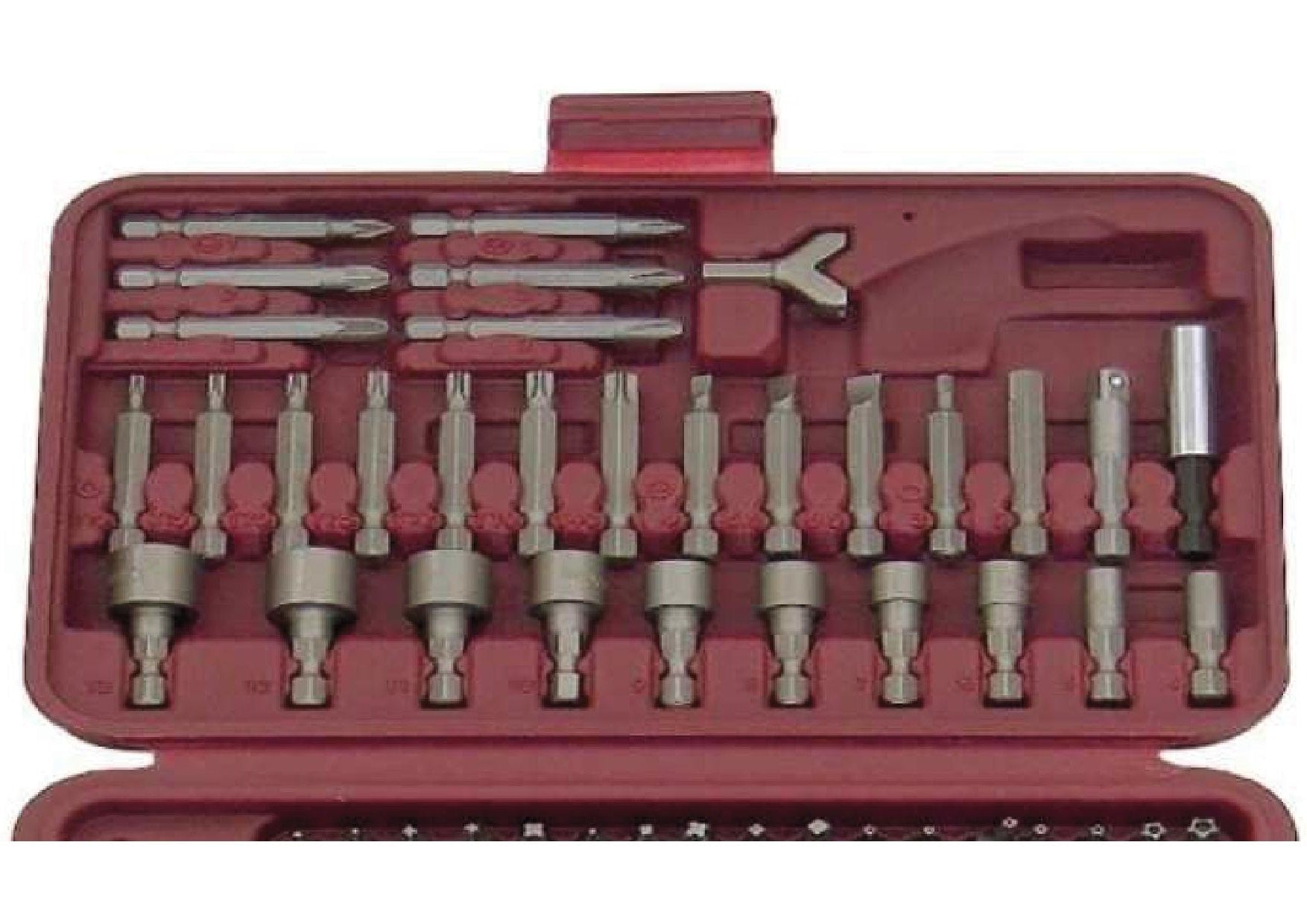 Fermec Bit-138 cassetta porta attrezzi completa di 138 inserti per avvitatura - Image 2