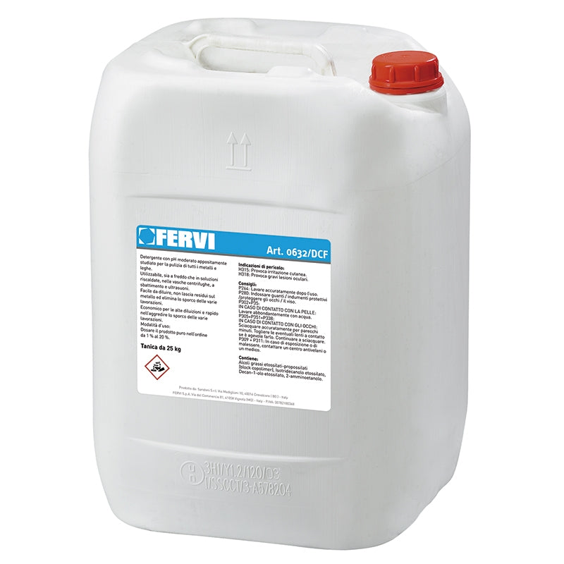 Liquido lavapezzi FERVI 0632/DCF per metalli e leghe - tanica da 25KG