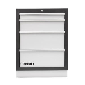 Fervi A007/04 - Cassettiera a 4 cassetti