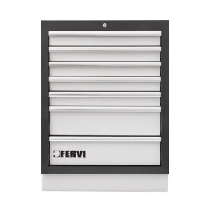 Fervi A007/17 - Cassettiera a 7 cassetti
