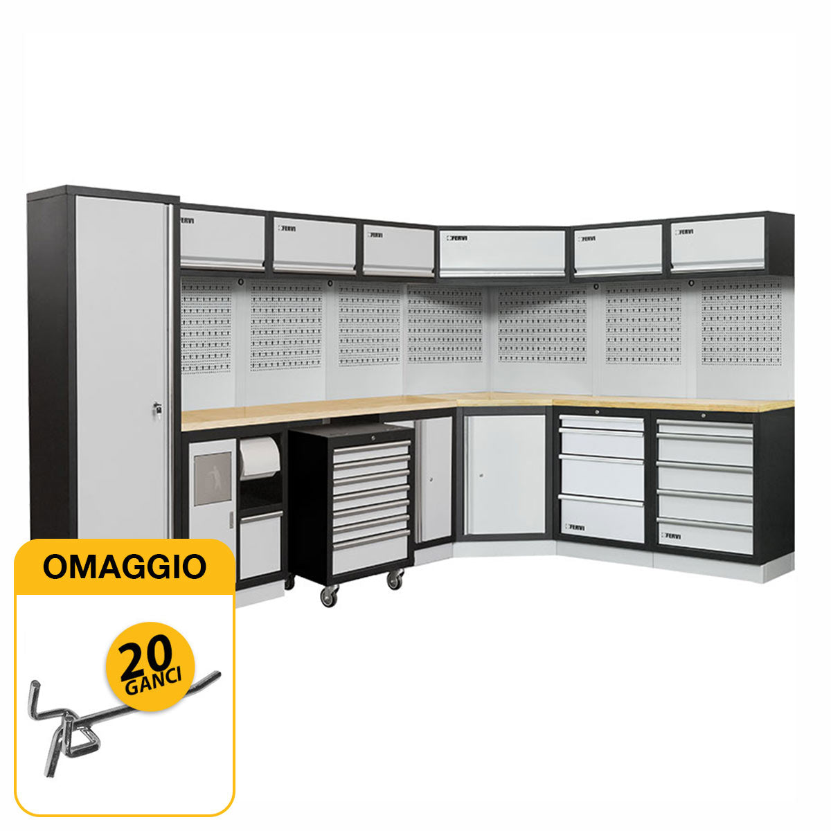 Fervi A007H - Arredamento modulare per officina