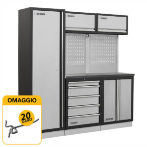 Fervi A008C - Arredamento modulare per officina con OMAGGIO