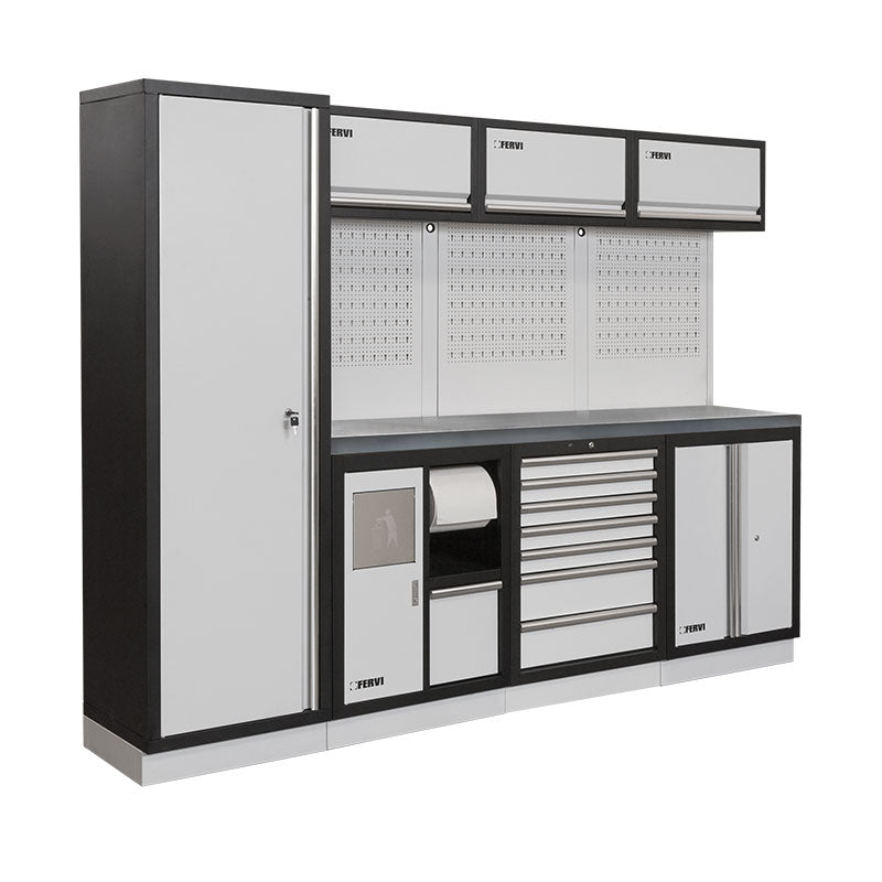 Fervi A008G - Arredamento modulare professionale per officina