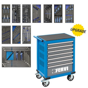 Fervi C960/CC01 - Carrello completo di utensili