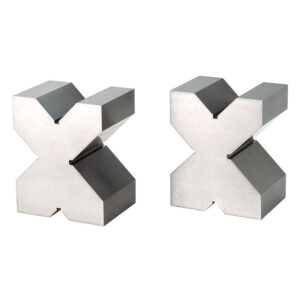 Fervi P201/1 - Coppia prismi rettificati (100x80x60 mm)