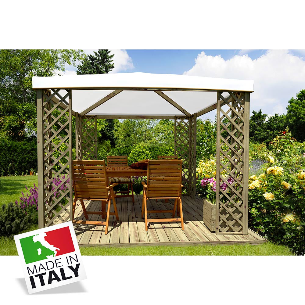 ALCE FOX JT40 POCKET - GAZEBO dim. 300X300cm CON TELO IN PVC