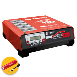 Helvi Explorer 120 - Carica batterie multi processo professionale