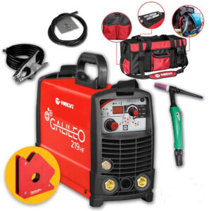 Helvi Galileo TIG 219 HF con Kit - Saldatrice inverter multifunzione MMA e TIG HF