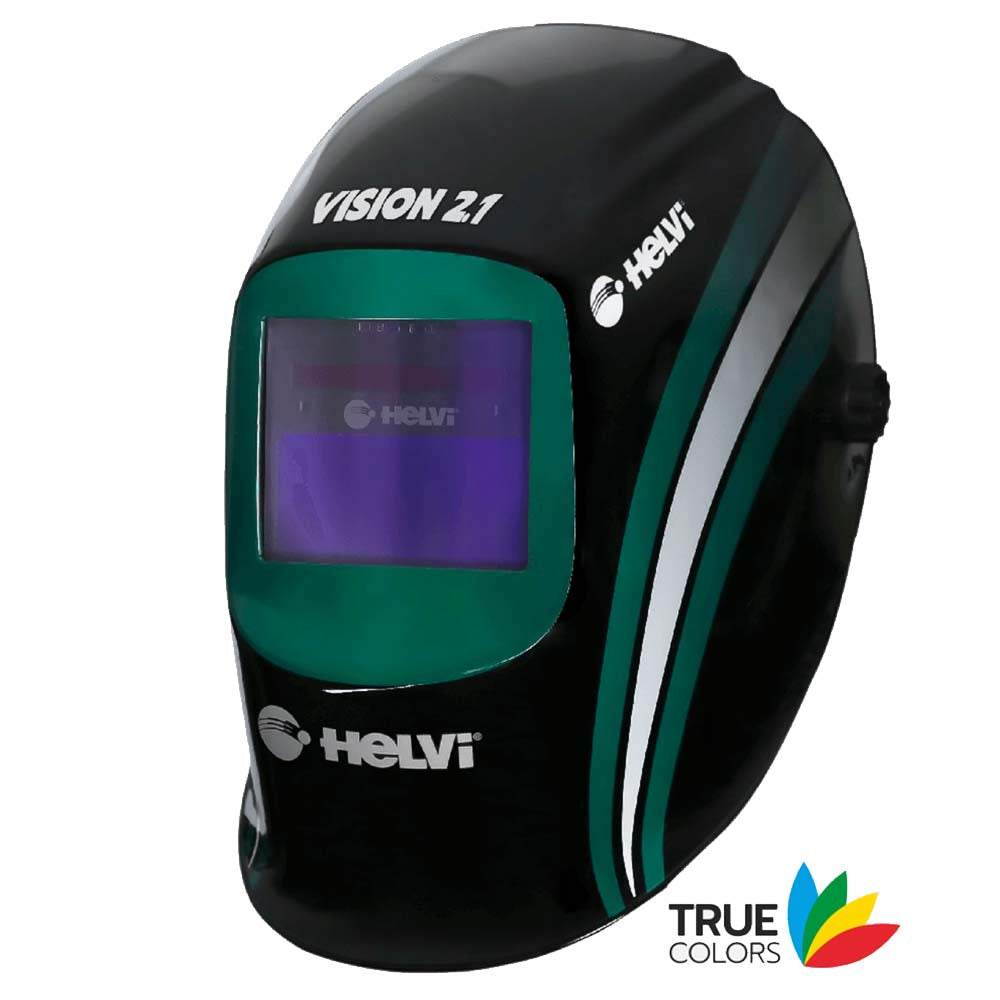 Helvi Vision 2.1 - Casco maschera autoscurante a 2 sensori e TRUE COLORS - Image 2
