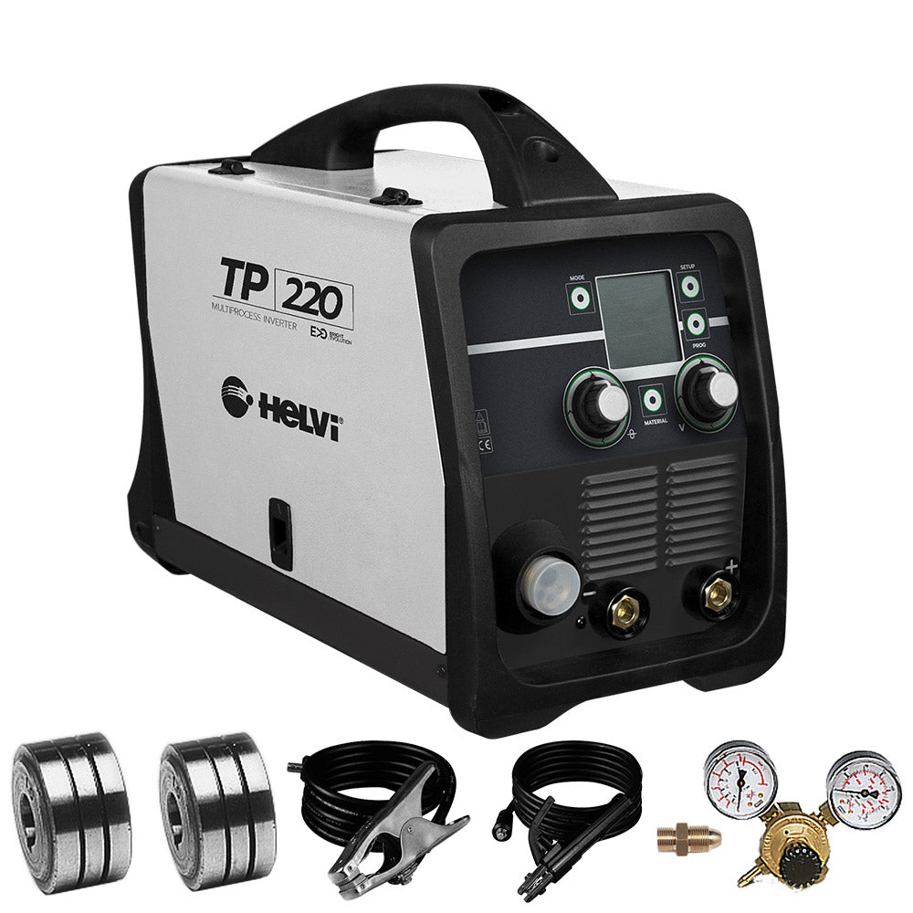 Helvi TP 220 PULSED - Saldatrice multifunzione MIG/MAG e Tig pulsata