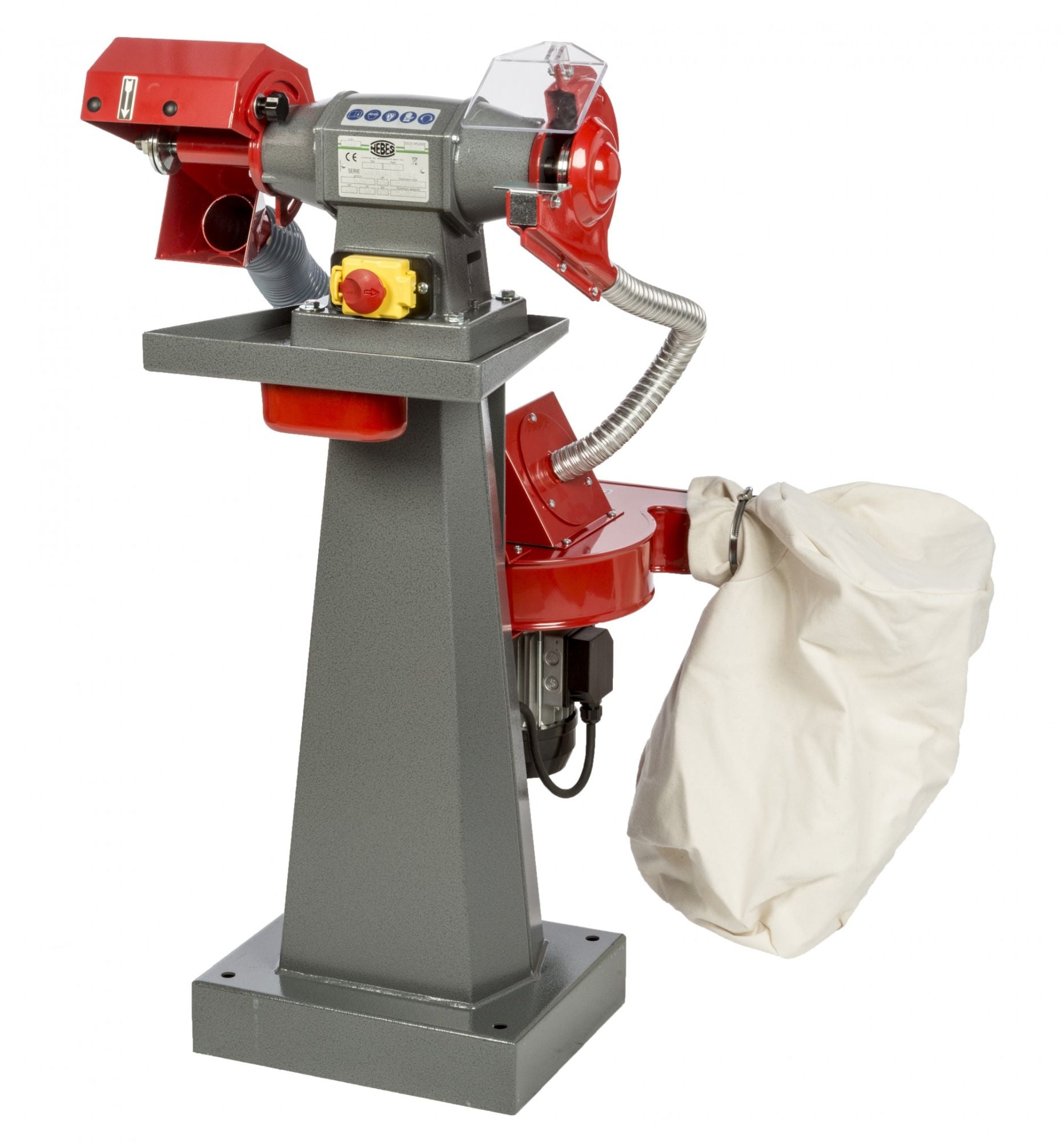 Combinata con aspiratore Nebes CEA-1 serie industriale in alluminio - 0,5 HP trifase