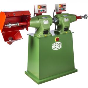 Pulitrice a doppio motore Nebes P6-DI serie industriale in ghisa - 4,0 + 4,0 HP trifase